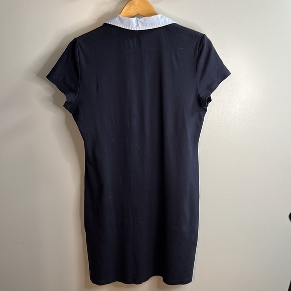 TOMMY Hilfiger V-neck Polo Dress Size Medium, T-Shirt Dress Short Sleeve Casual - Picture 3 of 11